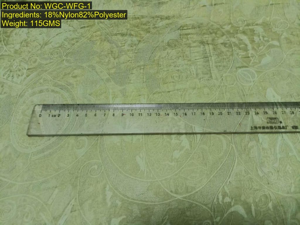 China Jacquard Fabric Manufacturer | Buying Guide & Customization | WGC-WFG-1 115GSM