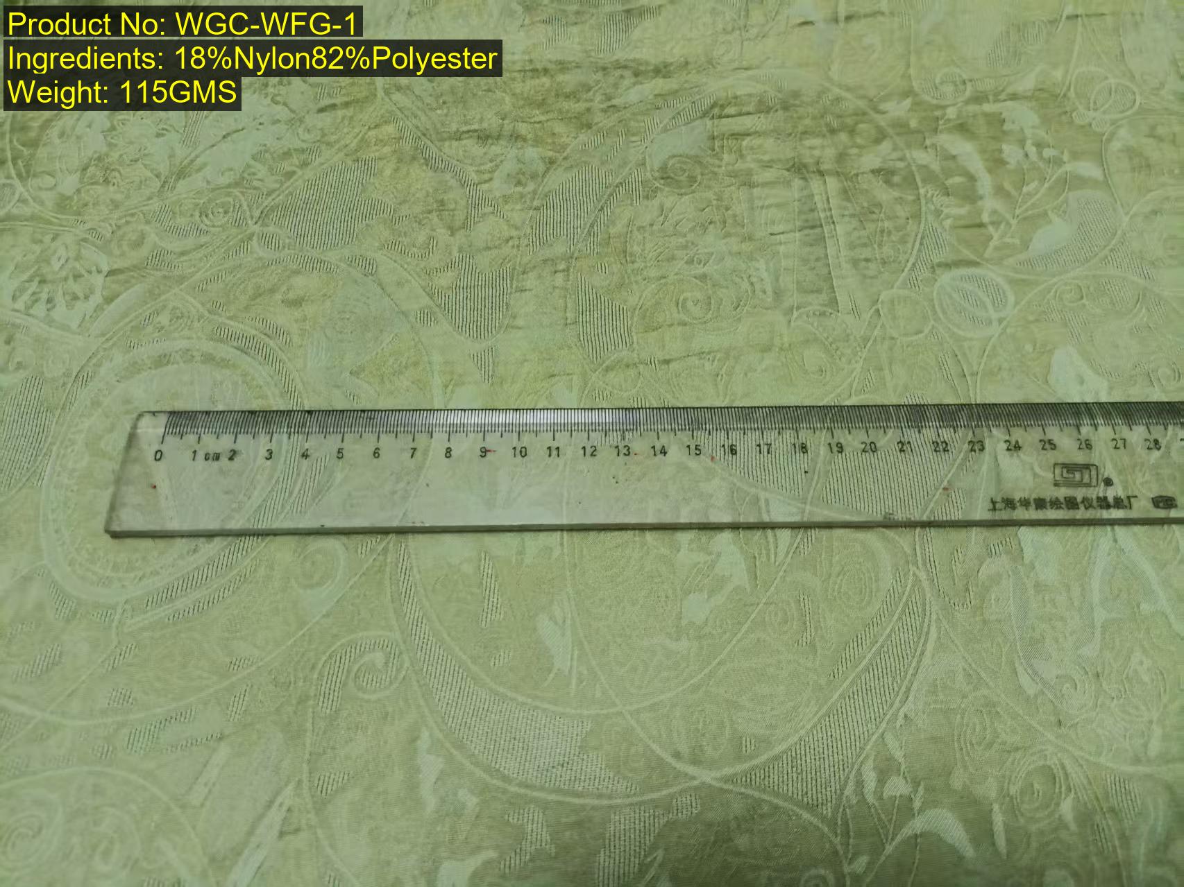 Zhejiang Zhongcai developed large floral woven jacquard fabric sample