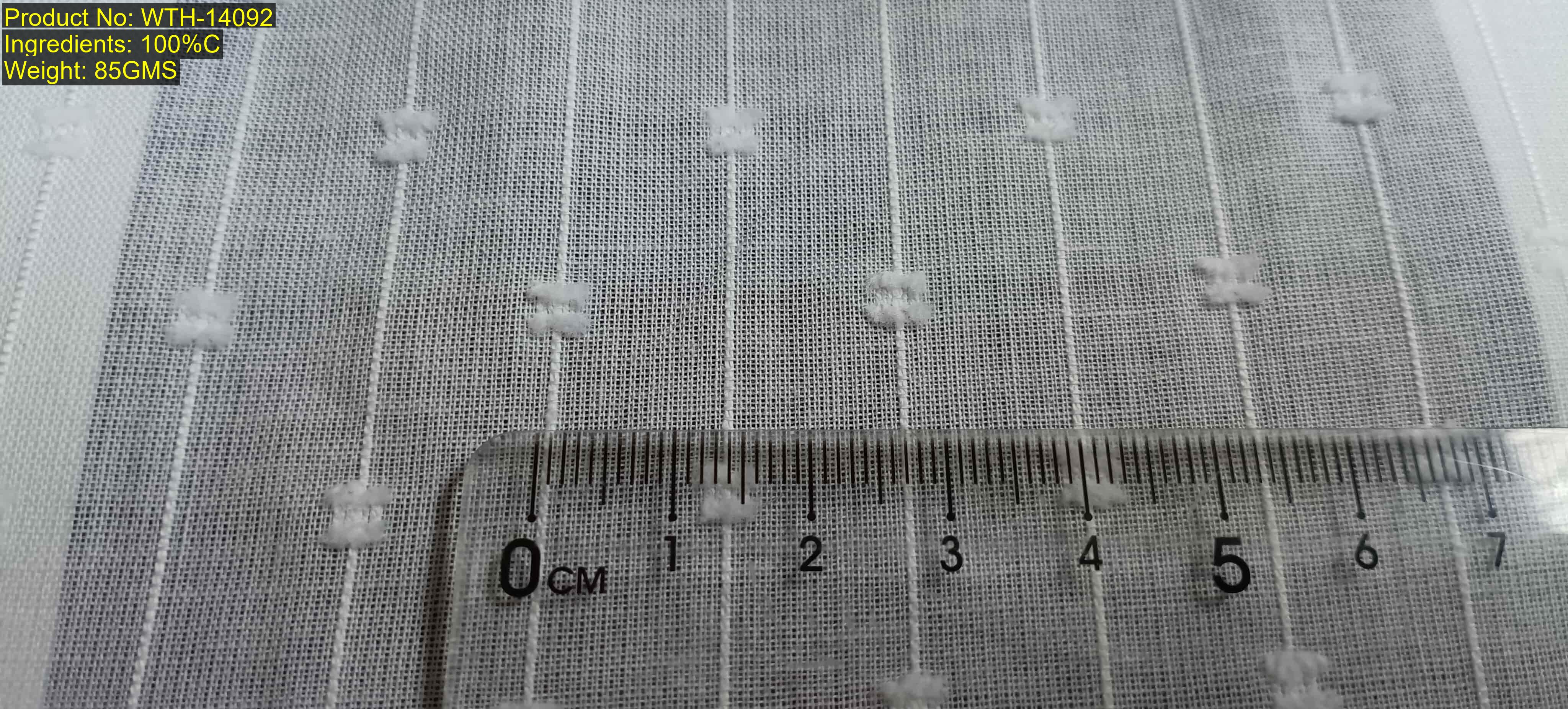 WTH-14092 Dobby Jacquard Woven Fabric Manufacturer in China. Structure-based match, pattern-level matching anchor, Scale-invariant Ratio [3:9] warp, [4:28] weft. Available in all Pantone colors.