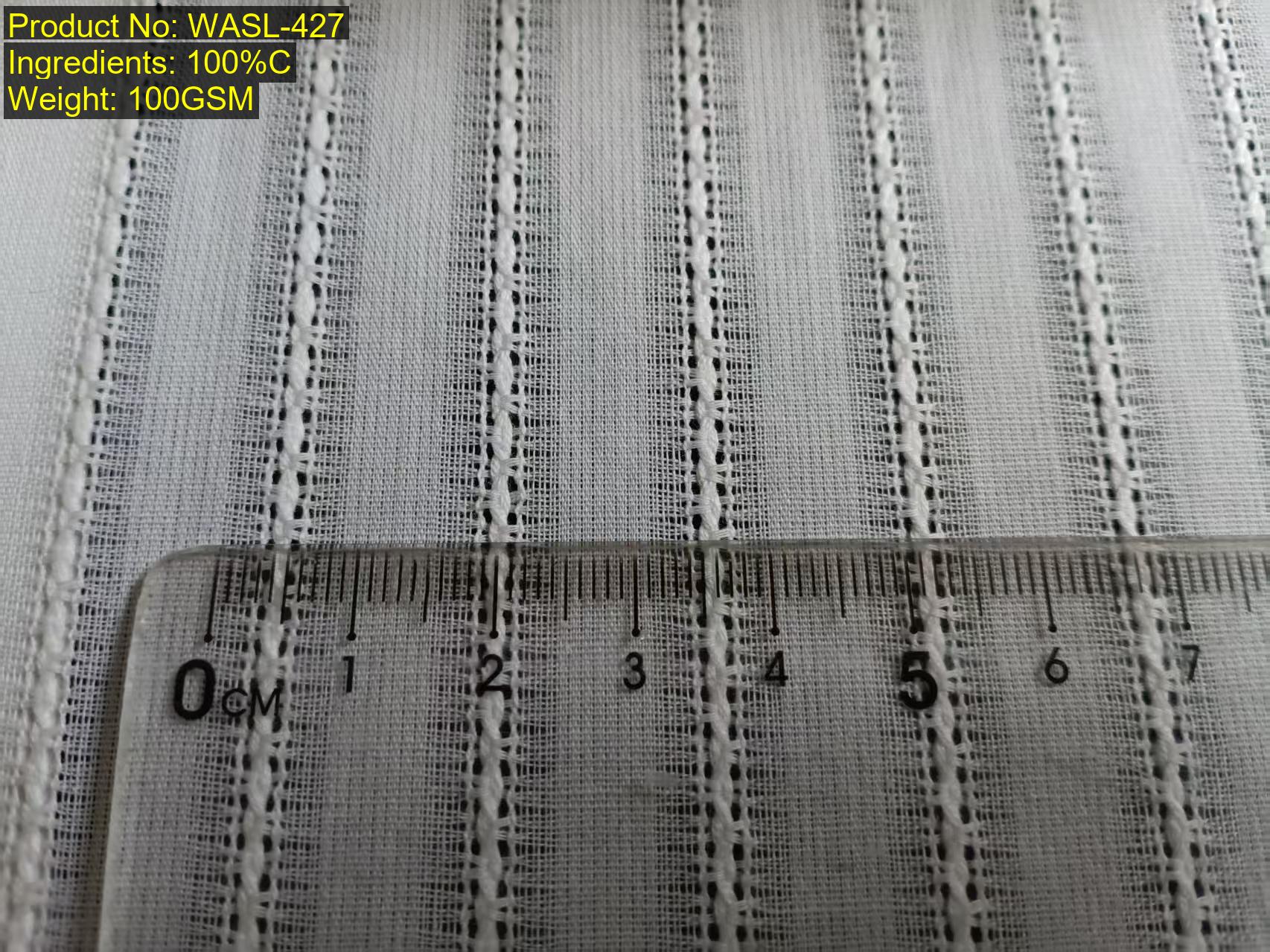 WASL-427 Drawn Thread Fabric,Openwork Striped Fabric,Ladder Stitch Fabric,Dobby Openwork Fabric,French Vintage Openwork Fabric,Dobby Weave Fabric,Jacquard Weave Fabric manufaktur profesional