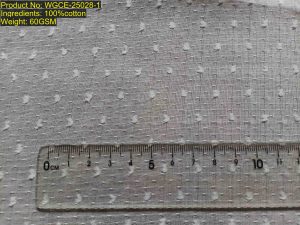 WGCE-25028-1 Keqiao fil-coupé jacquard fabric with evenly distributed mini jacquard spot motifs and woven non-printed evidence featuring structural DNA [3:13]