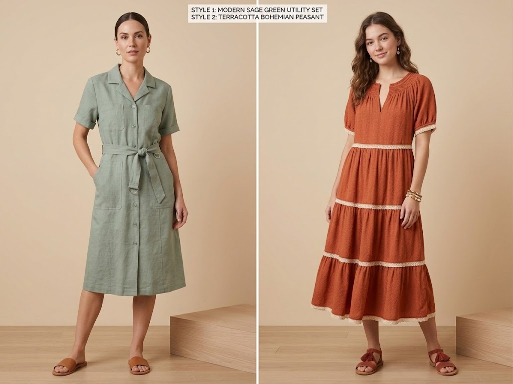 WGCGY-4532R rayon small jacquard fabric visualized in womenswear shirts and relaxed blouse applications